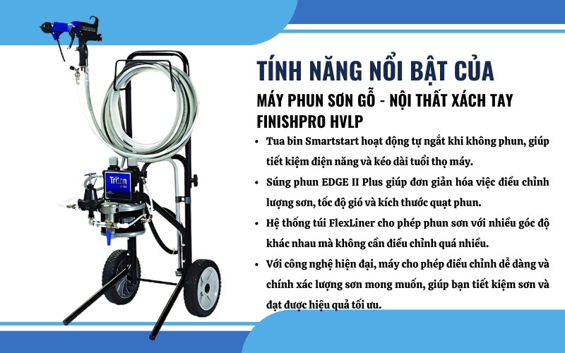 Tính năng nổi bật của Máy bơm phun GRACO TRITON