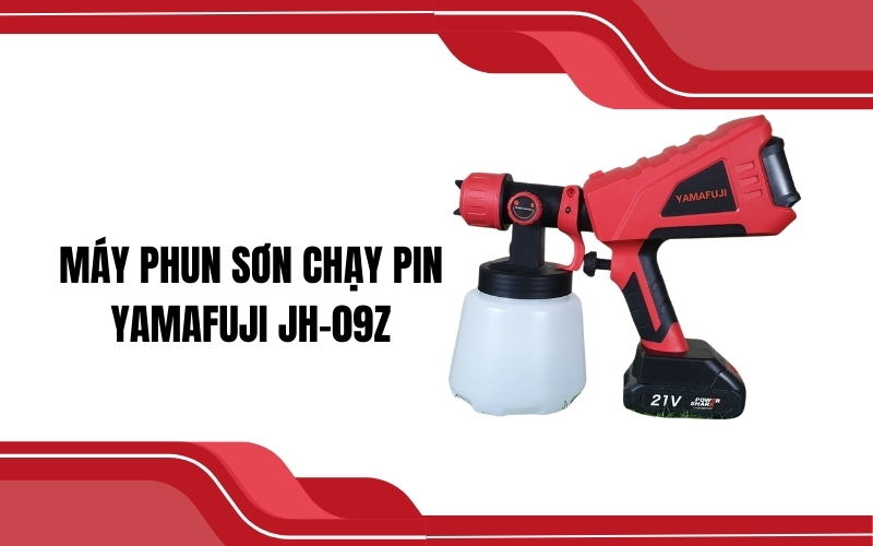 Máy phun sơn chạy pin Yamafuji JH-09Z