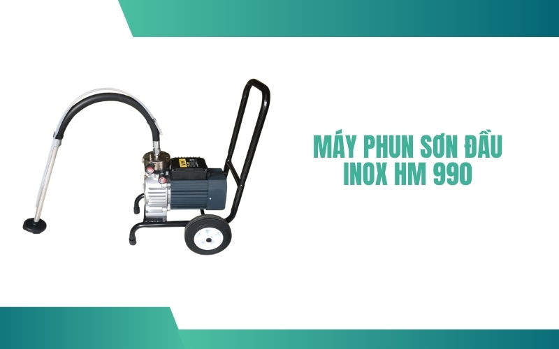 Máy phun sơn đầu inox HM 990