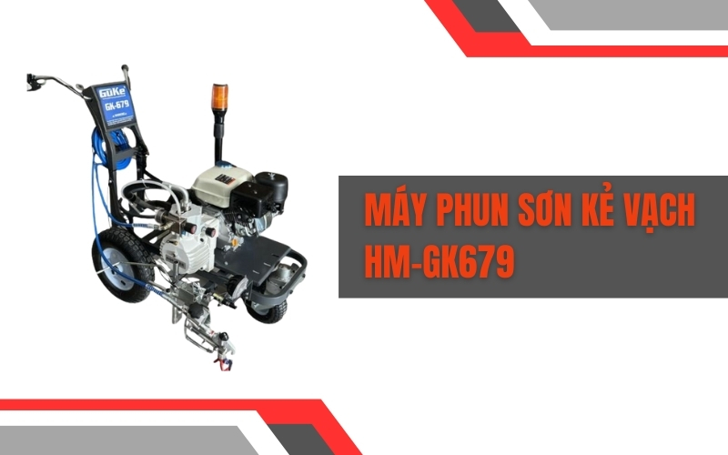 Máy phun sơn kẻ vạch HM-GK679