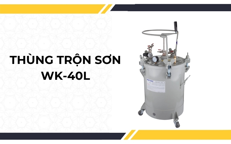 Thùng trộn sơn WK-40L