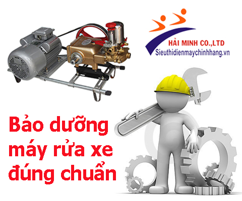 quy trình bảo dưỡng máy rửa xe gia đình