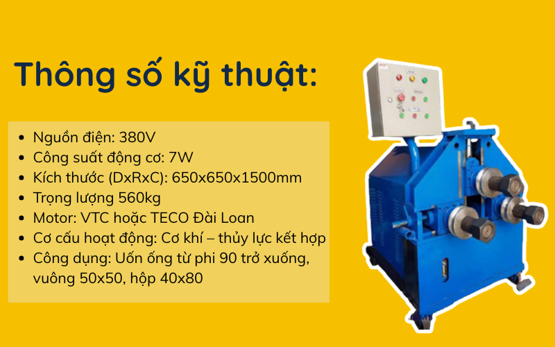 Máy uốn ống HM-U90