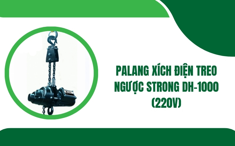 Palang xích điện treo ngược Strong DH-1000 (220V)