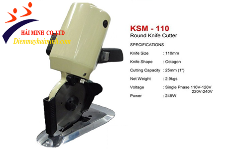 Máy cắt vải cầm tay Kaisiman KSM-110