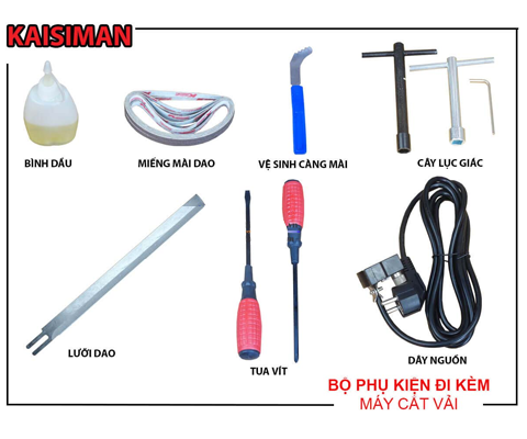 Máy cắt vải đứng Kaisiman KSM-9103 12 inch 1168w