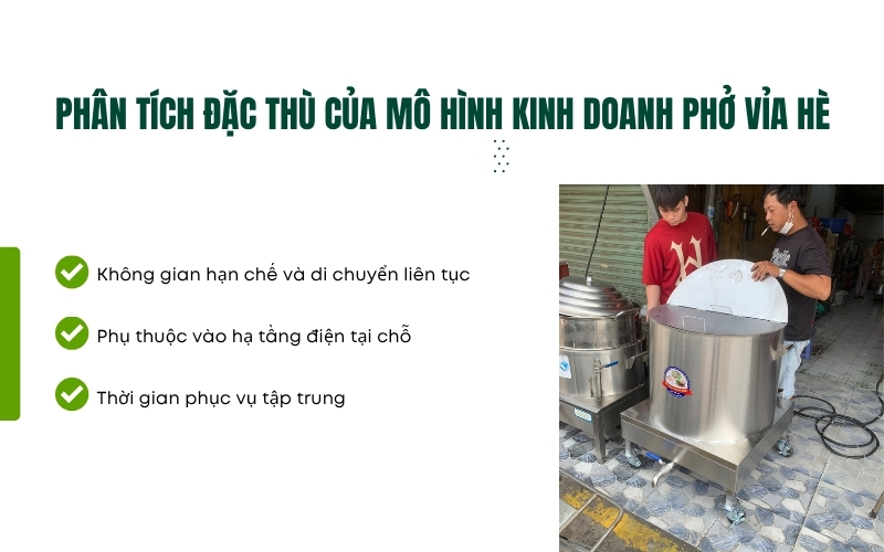 Phân tích đặc thù của mô hình kinh doanh phở vỉa hè