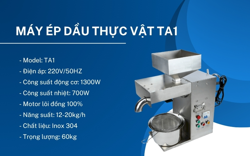 Máy ép dầu thực vật TA1