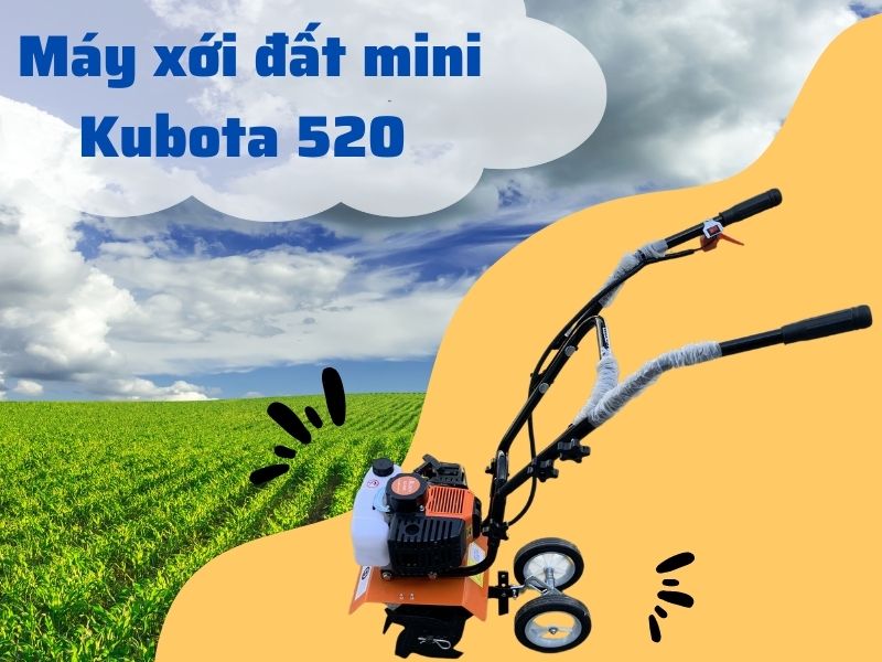 Máy xới đất mini Kubota XD-520
