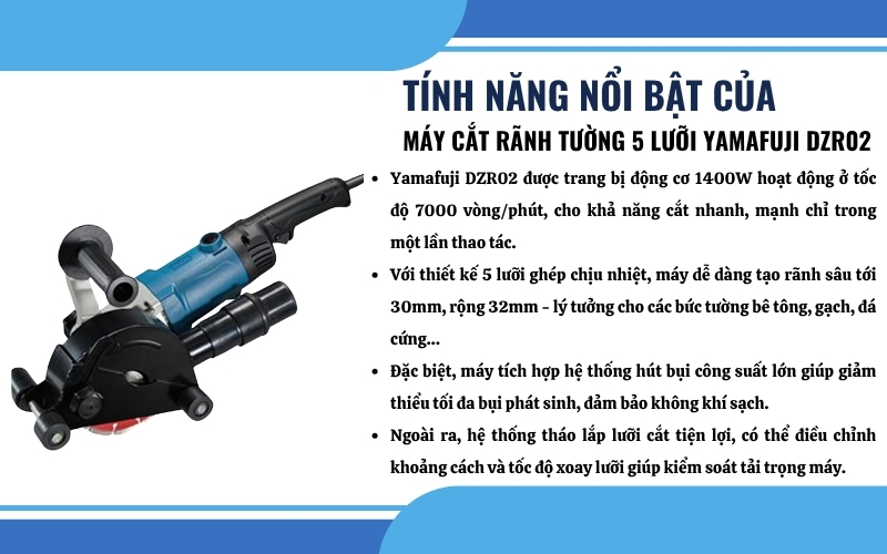 Tính năng nổi bật của Yamafuji DZR02
