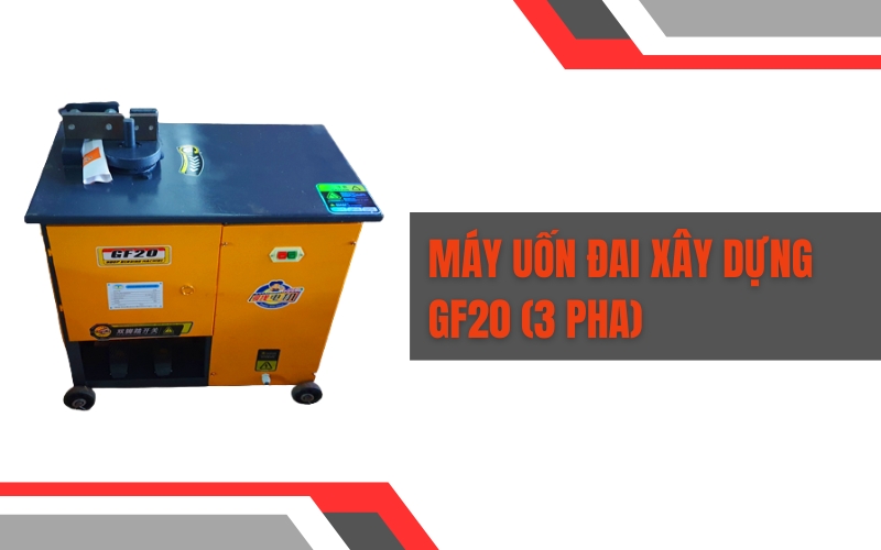 Máy uốn đai xây dựng GF20 (3 pha)
