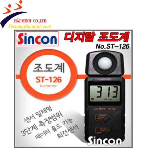 Máy đo cường độ ánh sáng Sincon ST-126