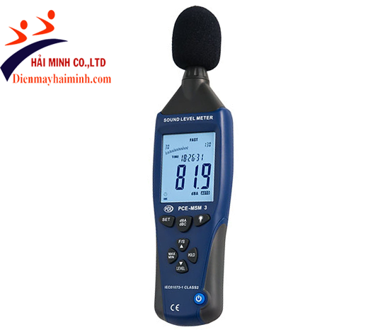 Máy đo độ ồn điện tử hiện số PCE-MSM3
