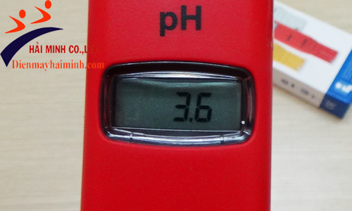 Màn hình hiển thị của bút độ độ pH HI98107