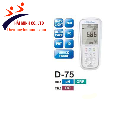 Máy đo pH DO cầm tay Horiba D-75G