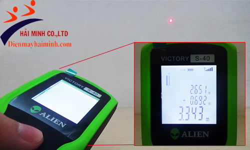Máy đo khoảng cách laser Alien A-410 và hướng dẫn sử dụng