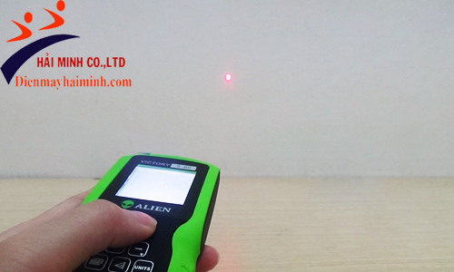Sử dụng Máy đo khoảng cách bằng tia laser Alien A-610 đơn giản, dễ dàng