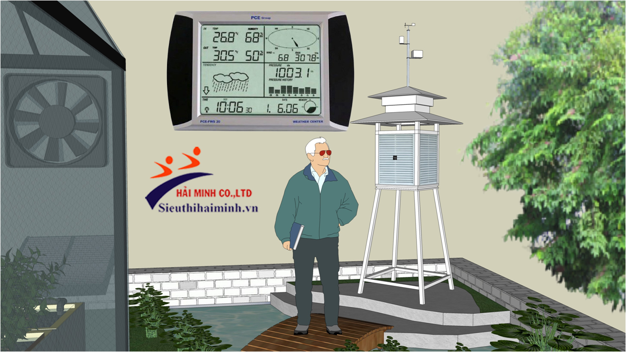 máy đo thời tiết PCE-FWS 20 cho trạm thời tiết