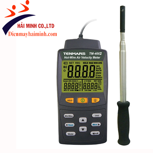 máy đo tốc độ gió tenmars tm-4002