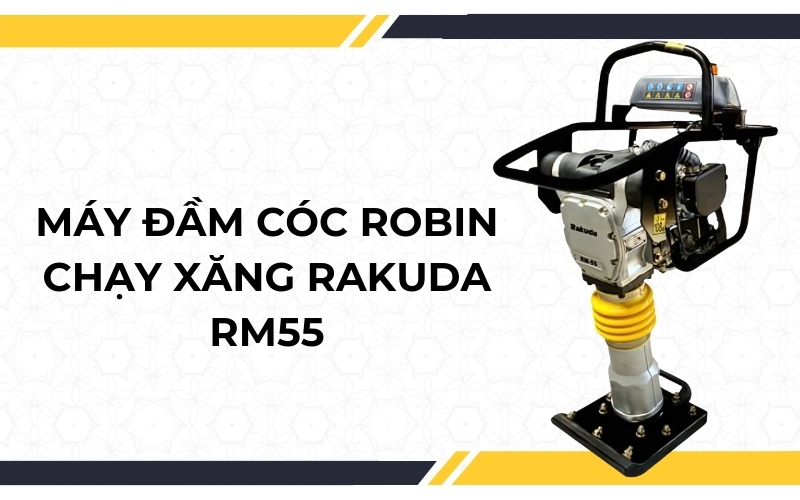 Máy đầm cóc Robin chạy xăng Rakuda RM55