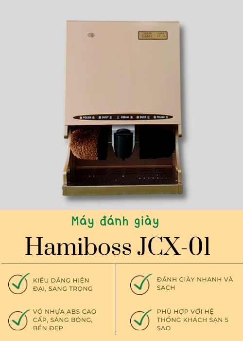 Máy đánh giày Hamiboss JCX-01 chính hãng