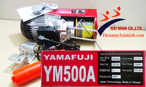 Máy tời điện Yamafuji YM500A