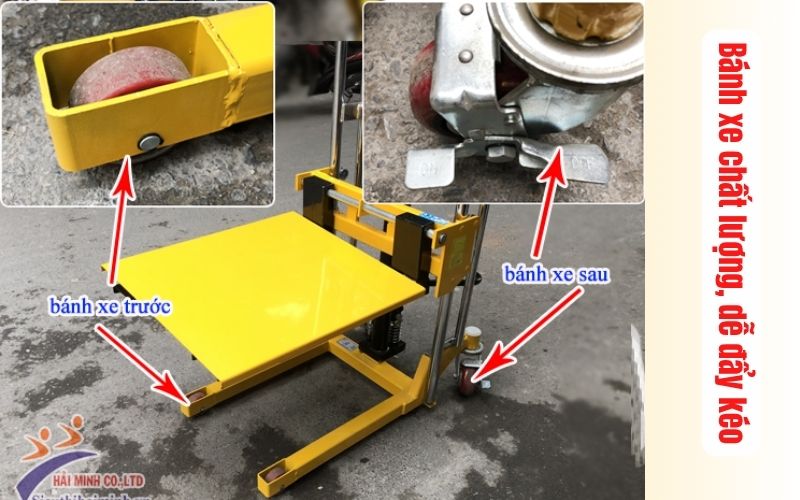 Bánh xe chất lượng, dễ đẩy kéo
