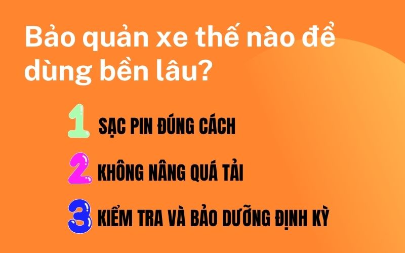 Bảo quản xe thế nào để dùng bền lâu?