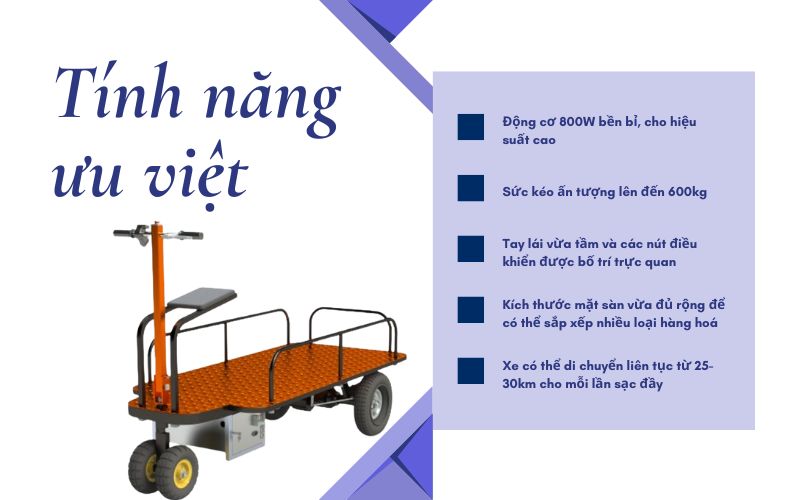 Tính năng ưu việt của xe đẩy điện XDD600-N