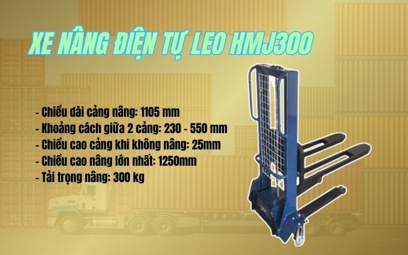 Tổng quan về xe nâng điện tự leo HMJ300