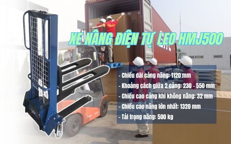 Tổng quan về xe nâng điện tự leo HMJ500