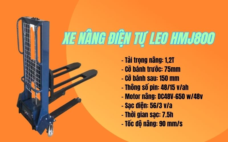 Tổng quan về xe nâng điện tự leo HMJ800
