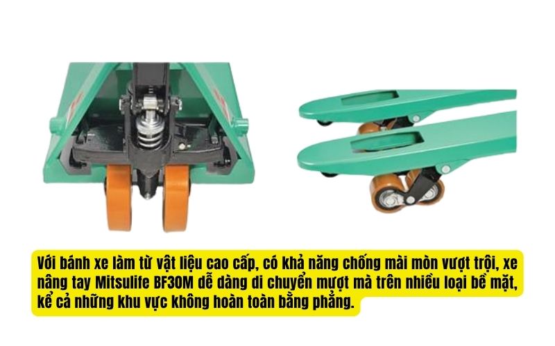 bánh xe làm từ vật liệu cao cấp