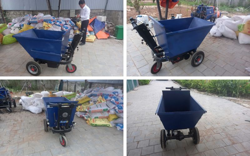 Kỹ thuật bàn giao xe điện chở hàng 1 tấn HM-TBR1