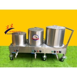 Nồi Nấu Phở Điện 3 Nồi Hải Minh HM 20-40-60 (Inox 304)