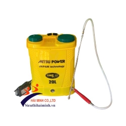 Bình xịt điện Mitsu Power 20MS-12 Super (20L, 12AH, bơm đôi)