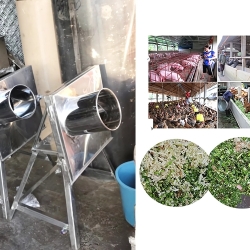 Máy thái chuối inox mini HM 300-500