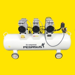 Máy nén khí giảm âm không dầu Pegasus TM-OF750x3-120L