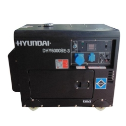 Máy phát điện Hyundai DHY 6000SE-3 Diesel 3 pha (6.3–6.9KW)