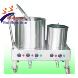 Nồi Nấu Phở Điện đôi HM 30-60 (bánh xe) (Inox 304)