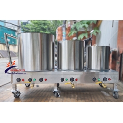 Bộ 3  nồi nấu phở điện Hải Minh HM 30-80-100 (Inox 304)