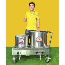 Nồi Nấu Phở Hải Minh Điện Đôi HM 20-50 (bánh xe) (Inox 304)