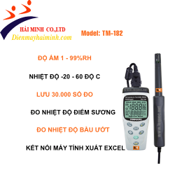 Máy đo nhiệt độ độ ẩm Tenmars TM-182