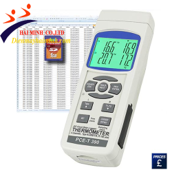 Máy đo nhiệt độ điện tử hiện số với 4 kênh đo PCE-T390