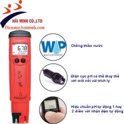 Bút đo pH/Nhiệt độ HI98128