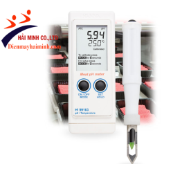 Máy đo pH và nhiệt độ thịt Hanna HI99163