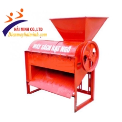Máy tách hạt ngô chạy điện tròn HMQ-02